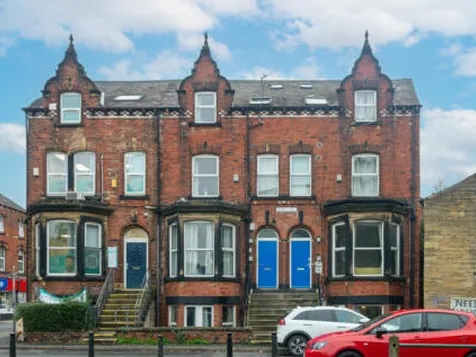 Red-brick houses in Leeds where Leeds Storage collects from